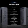 UGREEN Thunderbolt 4 Dock 13-in-1 40Gbps Docking Station with Dual 4K@60Hz Single 8K Display, 90W Charging for Laptop, 2.5GbE, SD/TF 4.0. Revodok Max 213 for MacBook Surface Pro and More view 2