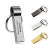 Custom USB Flash Drive, Bulk Personalized Thumb Drive with Your Logo or Text, Customizable Metal Keychain USB Storage Flash Drive, High Speed USB 2.0 Memory Stick (512MB,100PCS) view 1