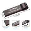 Custom USB Flash Drive, Bulk Personalized Thumb Drive with Your Logo or Text, Customizable Metal Keychain USB Storage Flash Drive, High Speed USB 2.0 Memory Stick (512MB,100PCS) view 2