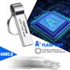 Custom USB Flash Drive, Bulk Personalized Thumb Drive with Your Logo or Text, Customizable Metal Keychain USB Storage Flash Drive, High Speed USB 2.0 Memory Stick (512MB,100PCS) view 3