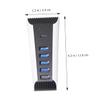 DirectNine Basics USB Hub Extension Adapter for USB Easy Installation Stable Data Transfer for Multiple Devices Gaming Accessories Splitter view 3