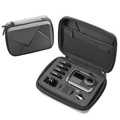AuyKoo Portable Storage Bag for DJI Osmo Action 4/3/5 Pro, Waterproof Hard Shell Carrying Case,Hard Travel Storage Carrying Camera Accessories Compatible with DJI Action 5 Pro/4/3