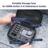 AuyKoo Portable Storage Bag for DJI Osmo Action 4/3/5 Pro, Waterproof Hard Shell Carrying Case,Hard Travel Storage Carrying Camera Accessories Compatible with DJI Action 5 Pro/4/3 view 3