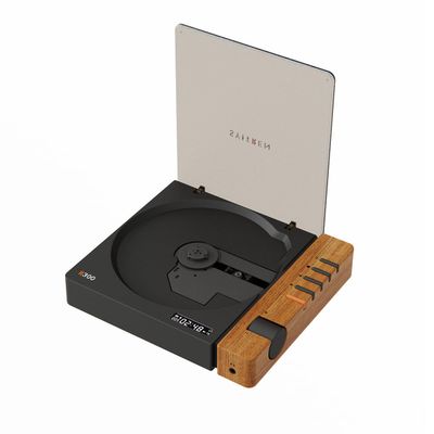 syitren R300 Retro CD Player,Portable Bluetooth,No Speaker,SPDIF Out,Brown