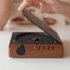 syitren R300 Retro CD Player,Portable Bluetooth,No Speaker,SPDIF Out,Brown view 4