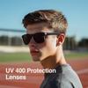 Enzemit Bluetooth Audio Smart Sunglasses, Blue Light Glasses for Women Men, Open Ear Music, UV400 Polarized Lens,No Leaking Voice, Touch Control view 4