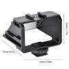 Mtlavishness ABS Portable Camera Vlog Selfie Flip Screen Bracket Strong Compatibility Cold Shoe Compact for Fuji Mirrorless Cameras view 2
