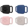 Feigand 4 Pack Case Tile Mate 2024 Tracker, Soft Silicone Holder Anti-Scratch Finder Protective Cover with Carabiner Accessories for Dog, Cat, Pets Collar (Black+White+Purlple+Pink) view 1