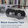 Bntyok 4Pcs Blank Cassette Tape with Boxes 30 Mins / PCS Blank Tape Magnetic Audio Tape Recording Player for Speech Music Recording Standard Cassette view 2