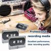 Bntyok 4Pcs Blank Cassette Tape with Boxes 30 Mins / PCS Blank Tape Magnetic Audio Tape Recording Player for Speech Music Recording Standard Cassette view 4