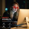IGnaef Amber Sleep Blue Light Blocking Glasses, Classic Square Computer Gaming Glasses Anti Eyestrain & UV Glare BL1851 view 2