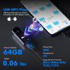 RUIZU 64GB USB MP3 Player with Bluetooth 5.3, Clip Jam Portable Music Player for Sports Running, USB MP3 Player Stick with FM Radio, Voice Recorder, Digital Audio Shuffle Repeat, Phone File Transfer view 4