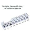 Microscope Observation 2.5X - 100X Long Working Distance Infinity Metallographic Biological Microscope Objective Lens RMS Plan Objectives(20X) view 2