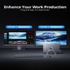 4URPC MacBook Pro Docking Station Dual Monitor 4K@60Hz with 100W Power Adapter, USB C Docking Station Vertical Stand for MacBook Pro/Air with 2 HDMI, USB 3.0, SD&microSD, Ethernet, Audio view 2