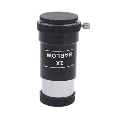 1.25" 2X Lens for Astronomy Telescope Monocular Eyepiece 31.7mm Achromatic Plastic Telescope Part