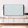 EZON-CH Outdoor TV Cover 52-55 inch, Blue Green Stripe Texture Weatherproof TV Screen Protector Outdoor TV Enclosure for Seal Full Coverage - Outside LED, LCD, OLED Flat Screen TVs view 4