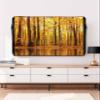 EZON-CH Outdoor TV Cover 70-75 inch, Fall Fall Orange Leaf Forest Lake Nature Weatherproof TV Screen Protector Outdoor TV Enclosure for Seal Full Coverage - Outside LED, LCD, OLED Flat Screen TVs view 4