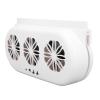 Air Circulation Ventilation Fan, Car Exhaust Fan, 5000 RPM, Strong Wind, USB or Solar Energy for Home, Car, Office (WHITE) view 1