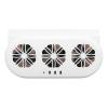 Air Circulation Ventilation Fan, Car Exhaust Fan, 5000 RPM, Strong Wind, USB or Solar Energy for Home, Car, Office (WHITE) view 3