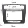 173mmX98mm 2Din Radio CD DVD Fascia Stereo Panel Mount Kit Face Plate Compatible for BMW 1 Series 2007+ view 3