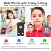 AIWIEP 4G Kids Smart Watch with GPS Tracker & Video Call, GPS Tracker for Kids Cell Phone Watch with SOS Voice Chat Message Camera Alarm Pedometer Flashlight Calculator view 4