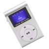 lvifloae Portable Mini MP3 Music Player Mini Screen Sport Back Clip LCD Screen MP3 Support Memory Card Max Support 32GB Black (Silver) view 3