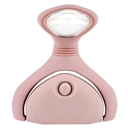 moses. libri_x Lumi Plus Recharge Powder Reading Light with Continuous Dimmer for Reading in the Dark Rechargeable LED Reading Lamp in Nude Look