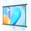 BEVUPAAERE Outdoor Projector Screen Pull Down 60inch Manual Roll Up Projection Screen 30 40 50 72inch Retractable Movie Screen Portable Backyard Movie Projector Screen(30 Inch (4:3)) view 1
