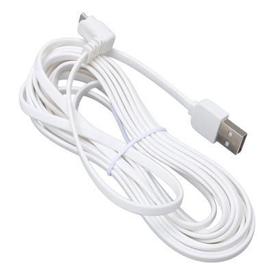 Camera Charging Cable for Pro for Pro 2 for GO Light, PVC USB Security Camera Power Extension Cord Replacement for Indoor Outdoor, Water (7.6m/24.9ft)