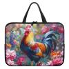 15 15.6 17 17.3 inch Laptop Computer PC Handbag Carrying Case Rooster Print Laptop Sleeve Bag Compatible with Most Laptop Notebook view 1