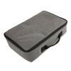 ZJchao Projector Case, Project Bags Projector Accessories 13.6x7.9x4in Heavy Duty Nylon Portable Projector Carrying Case with Sturdy Handle for Travel Gray view 2