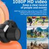 Denash Mini Camera, 1080P FHD Mini Keychain Camera, Mini Digital Camera with LCD Screen, Easy to Operate (Black) view 3