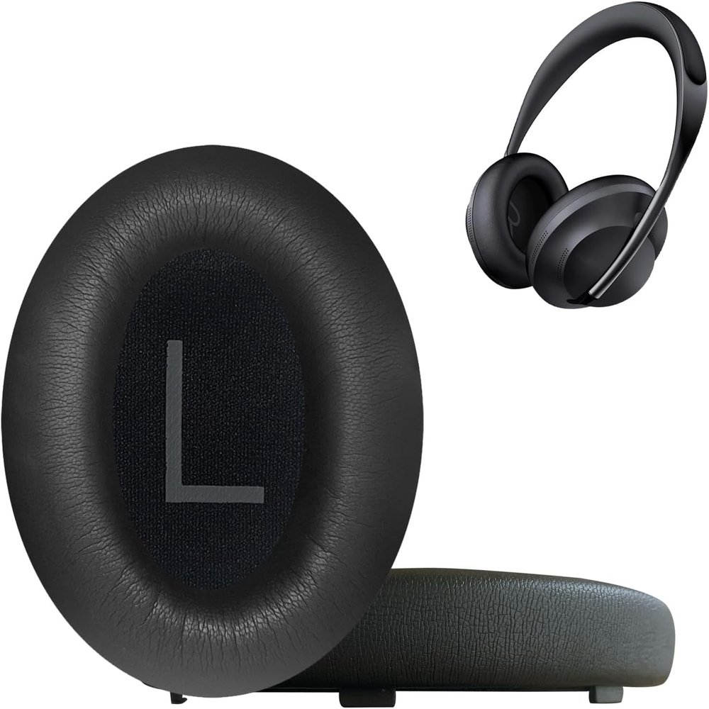 OUERYA 700 700S NC700 Replacement Cushion Pads 700 700S NC700 Upgrade Replacement Earpads with softer PU leather, luxurious memory foam, extra thickness (Black)
