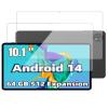 [2 Pack] Screen Protector for WXUNJA ECOPAD 01 Tablet 10.1 inch Android 14 Tablets Tempered Glass Film,BOVUGAC Screen Protector for WXUNJA 10.1 inch Tablet 2024 Anti-Scratch & Sensitive & 9H Hardness view 1