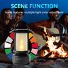 Outdoor Bluetooth Speaker, Camping Lantern, Waterproof Camping Light Speaker, Night Light that can be Used for The Decoration of patios, porches, Gardens, backyards and Camping. (Black) view 2