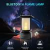 Outdoor Bluetooth Speaker, Camping Lantern, Waterproof Camping Light Speaker, Night Light that can be Used for The Decoration of patios, porches, Gardens, backyards and Camping. (Black) view 4