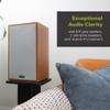 Dayton Audio Classic B65A Powered Bluetooth Bookshelf Speaker Pair (Wood, 6.5") view 2