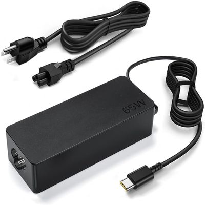 65W USB-C Charger for Lenovo ThinkPad T15 Gen 2 20W4 20W5 Laptop Power Supply Adapter Cord