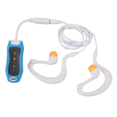 ZJchao MP3 Player, MP3 Player for Swimming Swimming Headphones Underwater Swimming MP3 Player Underwater Music Player with Headphones for Swimming Diving Running