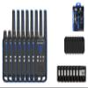 Motorola Solutions, Talkabout T802, Portable FRS Two Way Radio 8 Pack Walkie Talkies Blue/Black 22 Channels Bluetooth Capable Rechargeable Location Sharing 8 Radios view 1