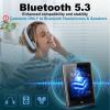 ODEJOI 64GB MP3 Player with Bluetooth 5.3, 2.8-inch Touchscreen, Speaker, 18 Soothing Sounds Built-in, Shuffle Repeat Portable Music Player with FM Radio, Voice Recorder, Support 128GB Micro SD Card view 2