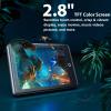 ODEJOI 64GB MP3 Player with Bluetooth 5.3, 2.8-inch Touchscreen, Speaker, 18 Soothing Sounds Built-in, Shuffle Repeat Portable Music Player with FM Radio, Voice Recorder, Support 128GB Micro SD Card view 4