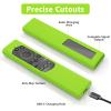 [2 Pack] Climberer Glow in The Dark Silicone Remote Cover for Samsung Flat Smart TV (2021-2025)  Protective Case for SolarCell Remotes BN59-01388A, BN59-01357, BN59-01385 (Luminous Green + Blue) view 3