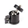 360 Mini Ball Head Mount Strong Load Capacity 1/4 Camera Tripod 3/8 Flash Holder for All Cameras and Micro Projectors view 3