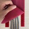 Cable Floor Strip Cord Cover Grip Cables Protector Carpet Management, Self Adhesive Power Extension Cords Hider Concealer for Exhibitions/ Gym/ Office, 1 M 2 3 4 5 6 25 M Long Reusable(Red,6m(20ft)) view 1