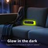 [2 Pack] Climberer Remote Cover for Samsung Flat Smart TV Remote, Silicone Protective Case for Samsung SolarCell Remote 2021-2025 BN59-01388A Glow in Dark (Luminous Yellow + Luminous Blue) view 2