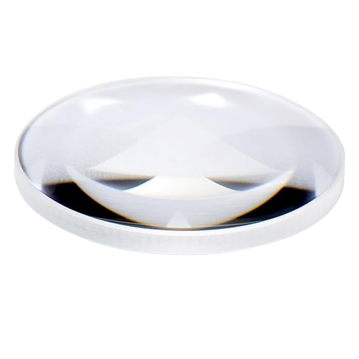 N-BK7 Plano-Convex Lens (PCX) | 25.4mm Dia (1 Inch), 75mm EFL | AR Coating: R<0.5% (350-700nm) for Laser Collimation, Focusing, Spectroscopy & Imaging