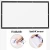 150 Inch Portable Projection Screen, Foldable Washable Anti-Crease Projector Indoor Outdoor 16:9 Movies Screen for Home Theater Office Classroom(132x75CM/60in) view 2