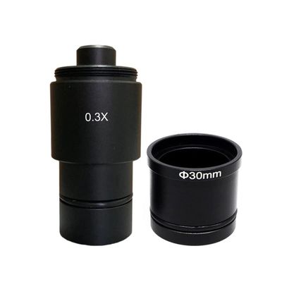 Microscope 0.3X Microscope CCD Camera Lens Ocular Adapter for Biological Stereo Microscope(23.2mm 30mm)
