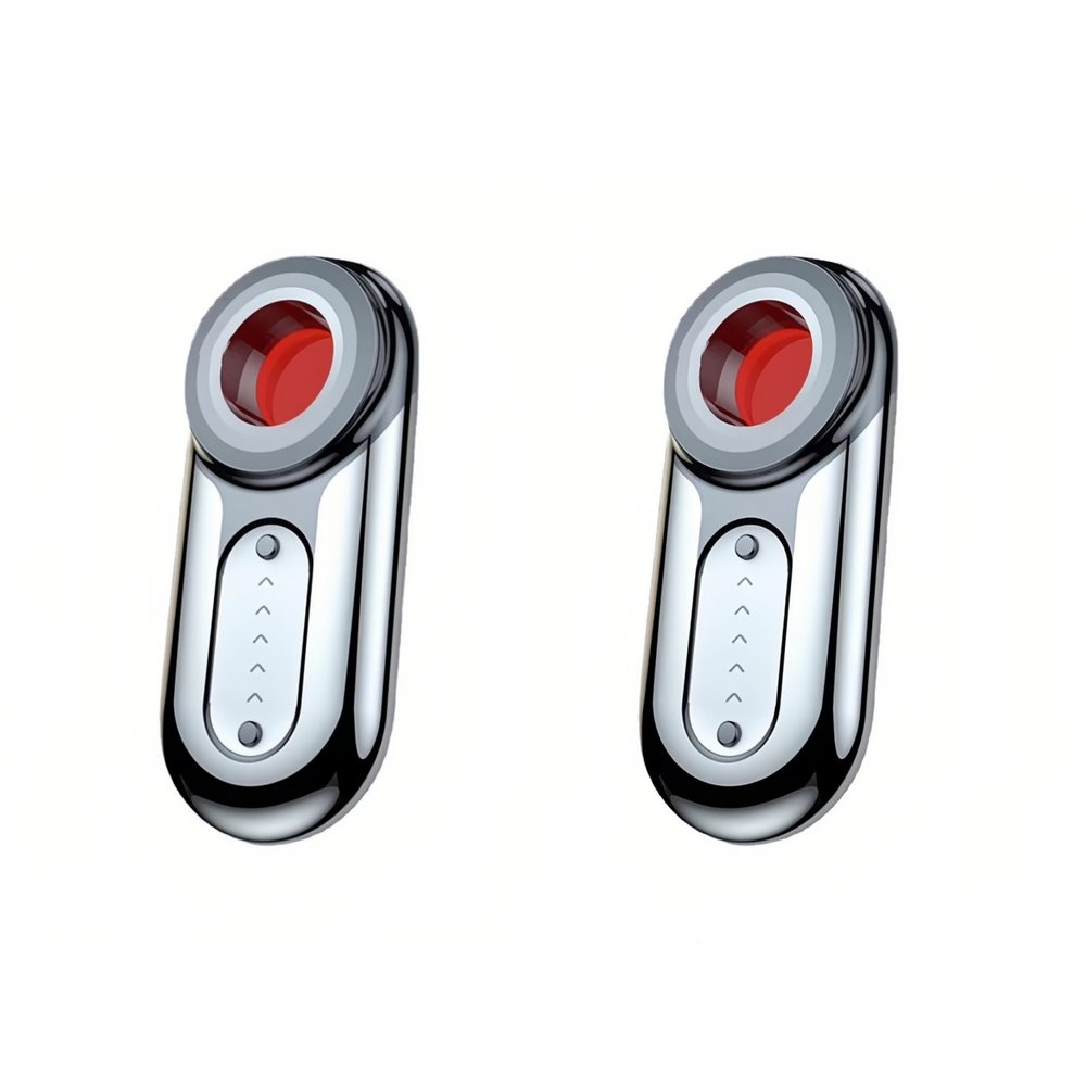 Lancoon 2 Pack Hidden Camera Detector Anti-Camera Anti-Monitoring Anti-Tracking High Sensitive Portable Detector Suitable for Hotel Conference Room Bathroom Locker